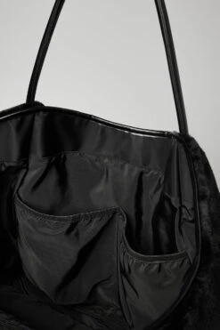 Faux Fur Tote Bag - Black 10 Faux Fur Tote Bag - Black -Alo Yoga Shop A0417U 01 b1 a4 2