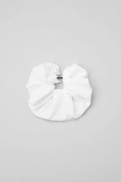 Bead It Oversized Scrunchie - White