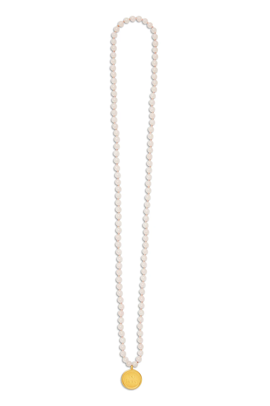 Rose Quartz Mala Necklace 3 Rose Quartz Mala Necklace - Image 3