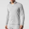 Conquer 1/4 Zip Reform Long Sleeve - Athletic Heather Grey