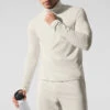 Conquer 1/4 Zip Reform Long Sleeve - Bone