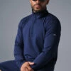 Conquer 1/4 Zip Reform Long Sleeve - Navy