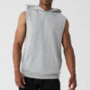 Chill Sleeveless Hoodie - Athletic Heather Grey