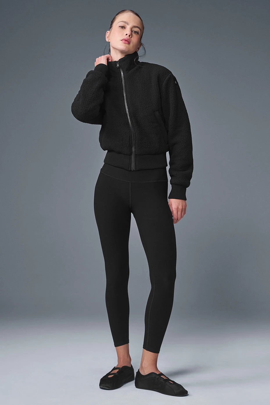 Micro Sherpa Destiny Jacket - Black 4 Micro Sherpa Destiny Jacket - Black - Image 4