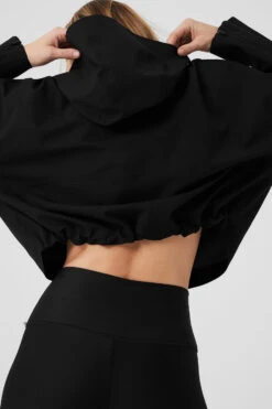 Rain Or Shine Jacket - Black -Alo Yoga Shop W4486R 01 b1 s1 a4 1 m89