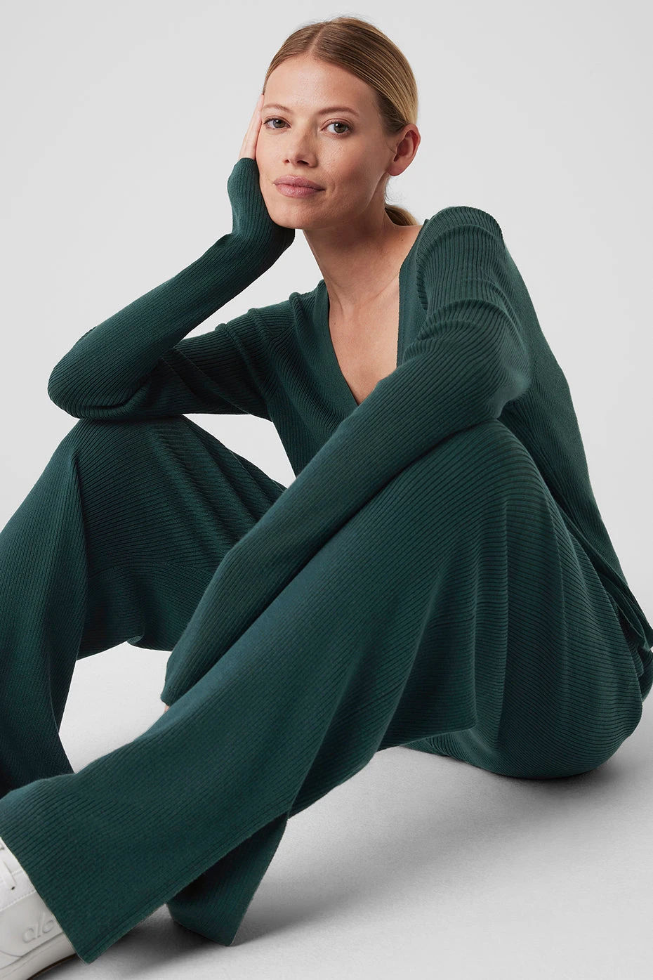 Knit Salana Cardigan - Midnight Green 5 Knit Salana Cardigan - Midnight Green - Image 5