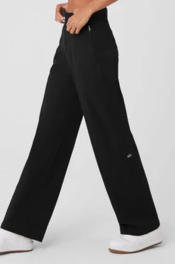 High-Waist On Point Moto Trouser - Black -Alo Yoga Shop W51341R 01 b1 s1 a2 1 m18