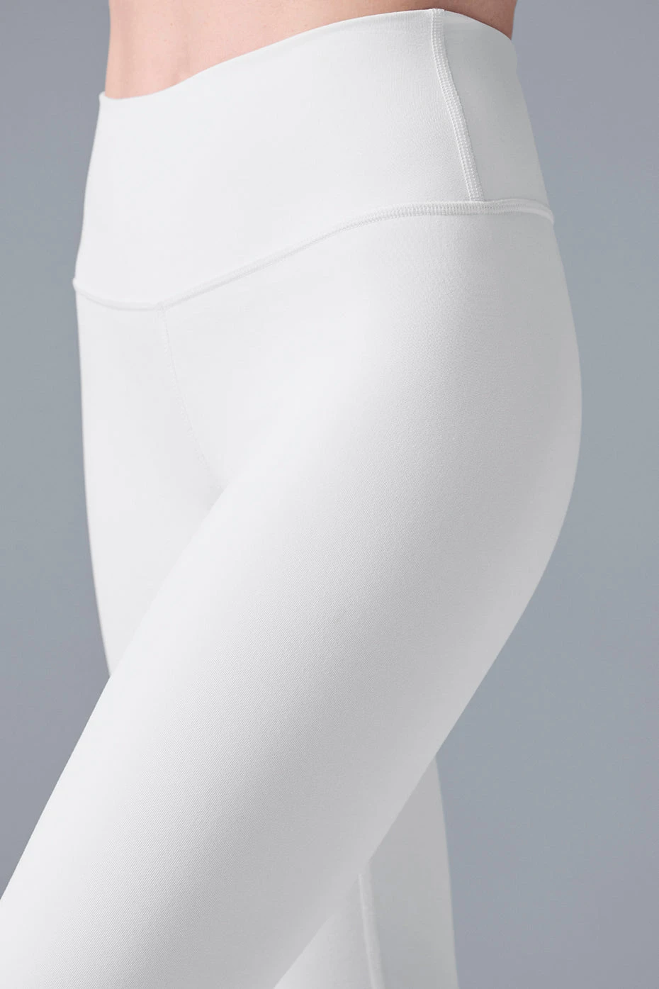 High-Waist Airbrush Capri - White 4 High-Waist Airbrush Capri - White - Image 4
