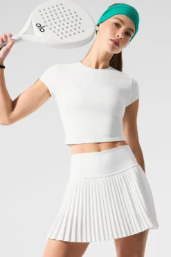 Grand Slam Tennis Skirt - White 7 Grand Slam Tennis Skirt - White -Alo Yoga Shop W6289R 00 b1 s1 a1 1 m224